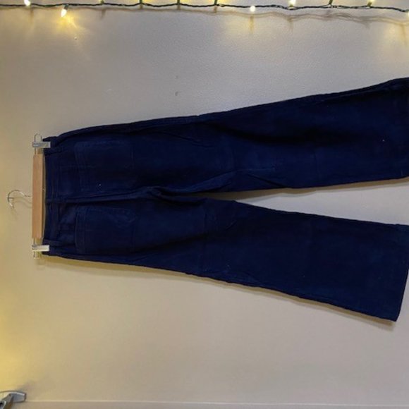 Rolla's Eastcoast Flare in Blue Corduroy - Picture 3 of 4